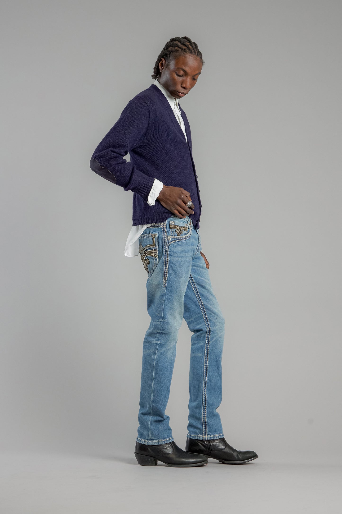 Wes Straight Jeans Vintage Blue