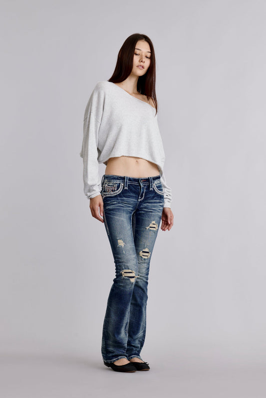 Jane Low-Rise Bootcut Jeans