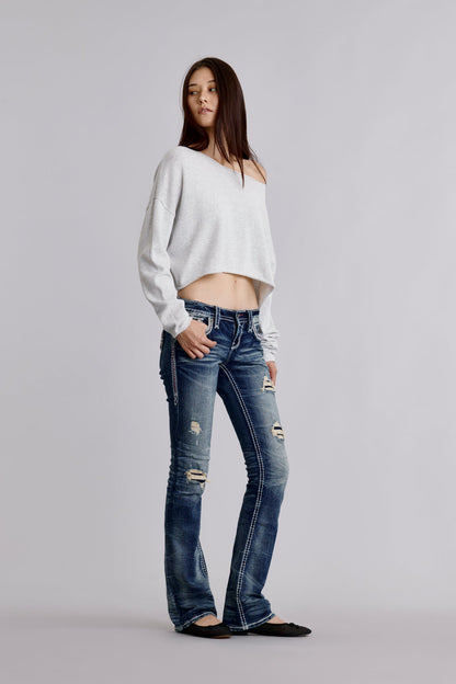 Jane Low-Rise Bootcut Jeans
