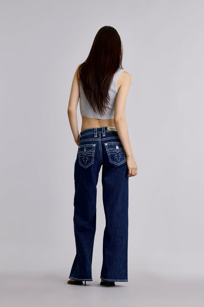 Lana Low-Rise Baggy Jeans
