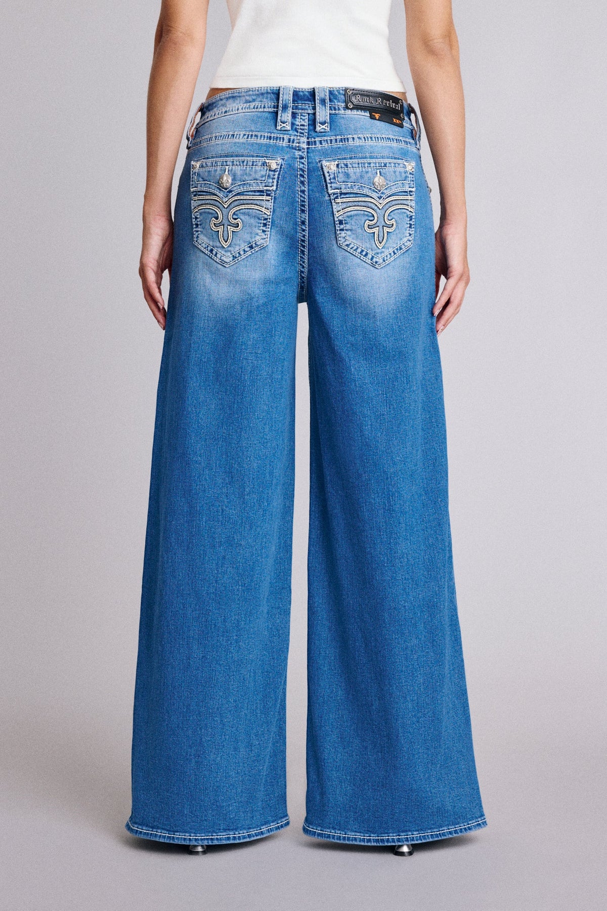 Alivia Oversized Baggy Jeans Medium Blue