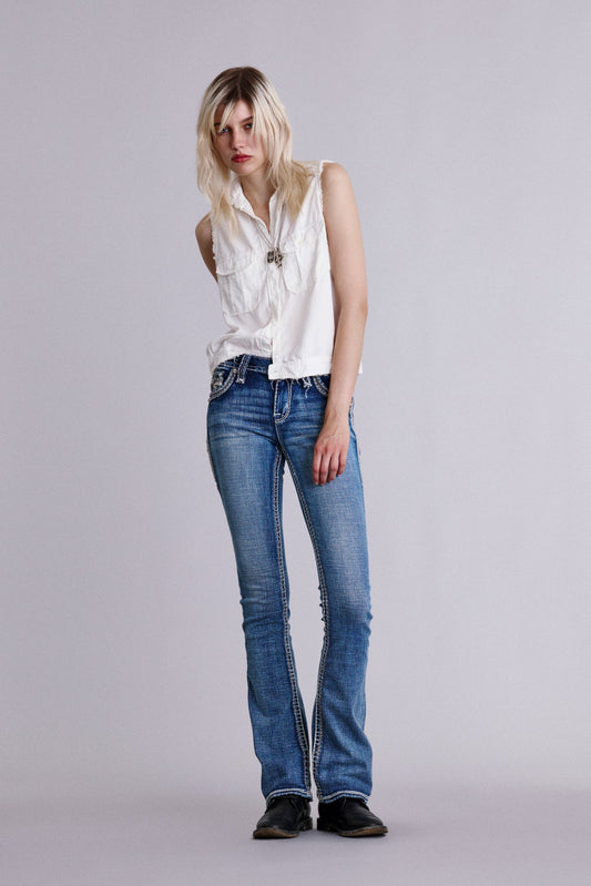 Ailani Bootcut Jeans in Medium Wash