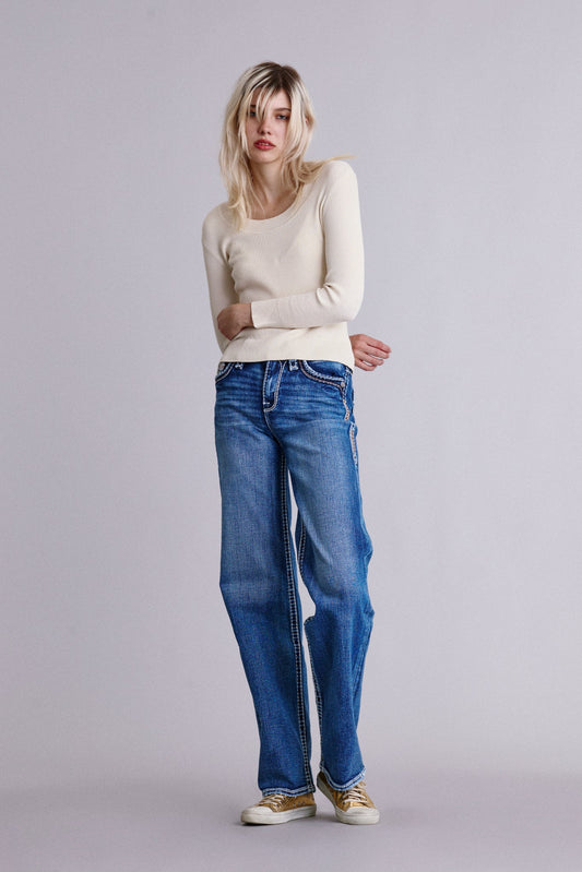 Millie High Rise Wide Leg Jeans