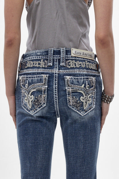 Sia Bootcut Jeans in Medium Blue