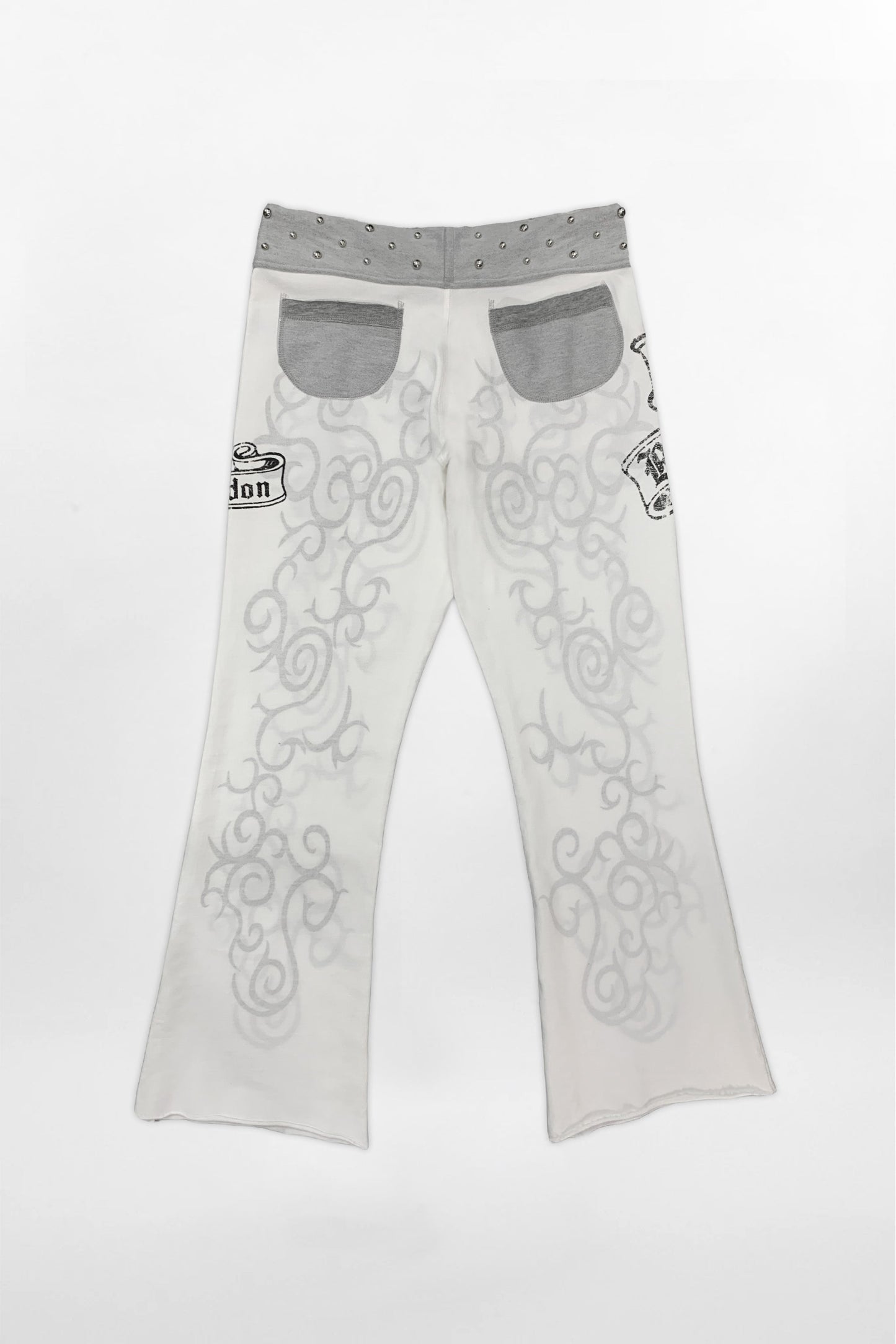 Rock Revival by Jaded London Graphic Studded Joggers
