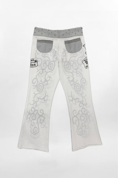 Rock Revival by Jaded London Graphic Studded Joggers