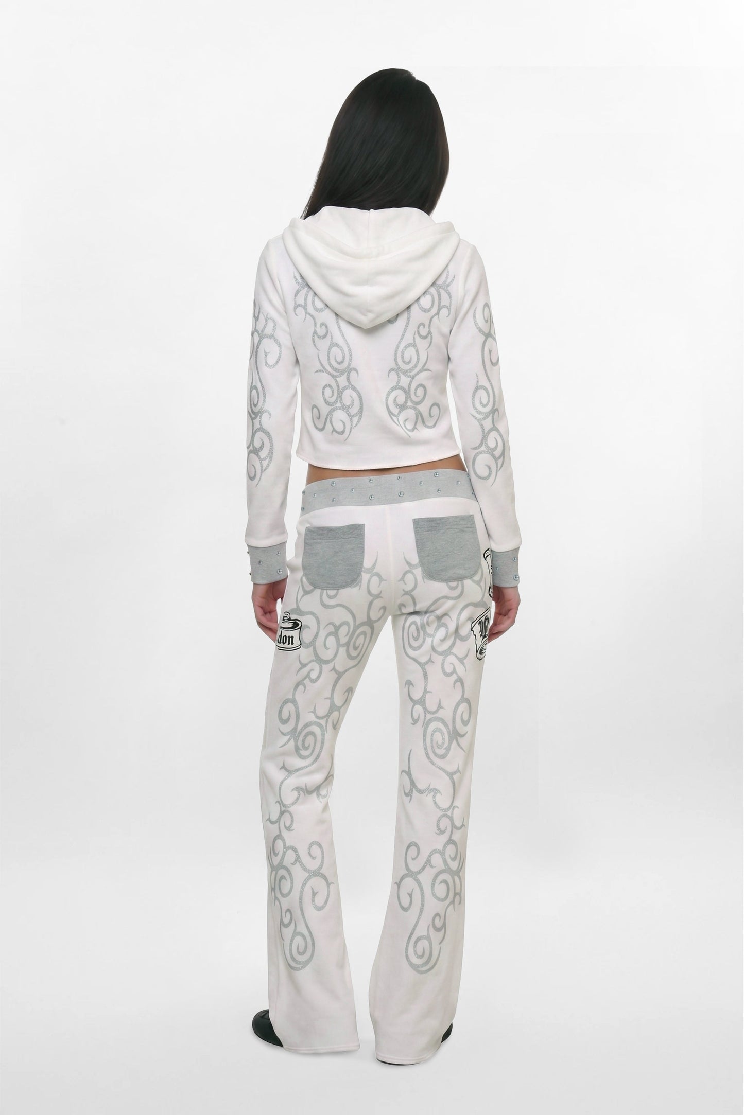 Rock Revival by Jaded London Graphic Studded Hoodie