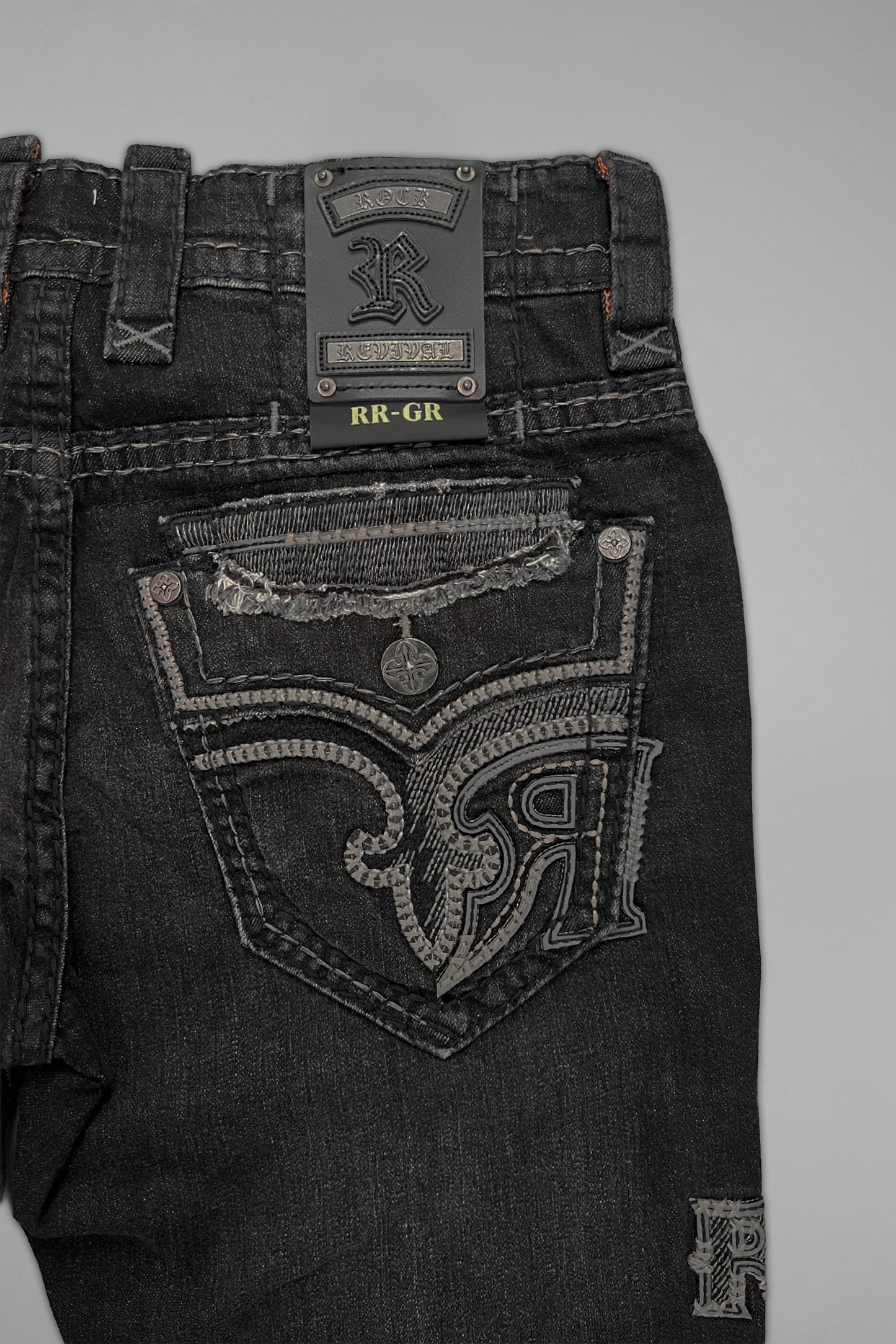 Vinton Straight Jeans in Gray Wash - GR Collection