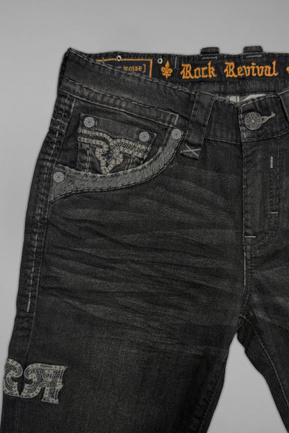 Vinton Straight Jeans in Gray Wash - GR Collection