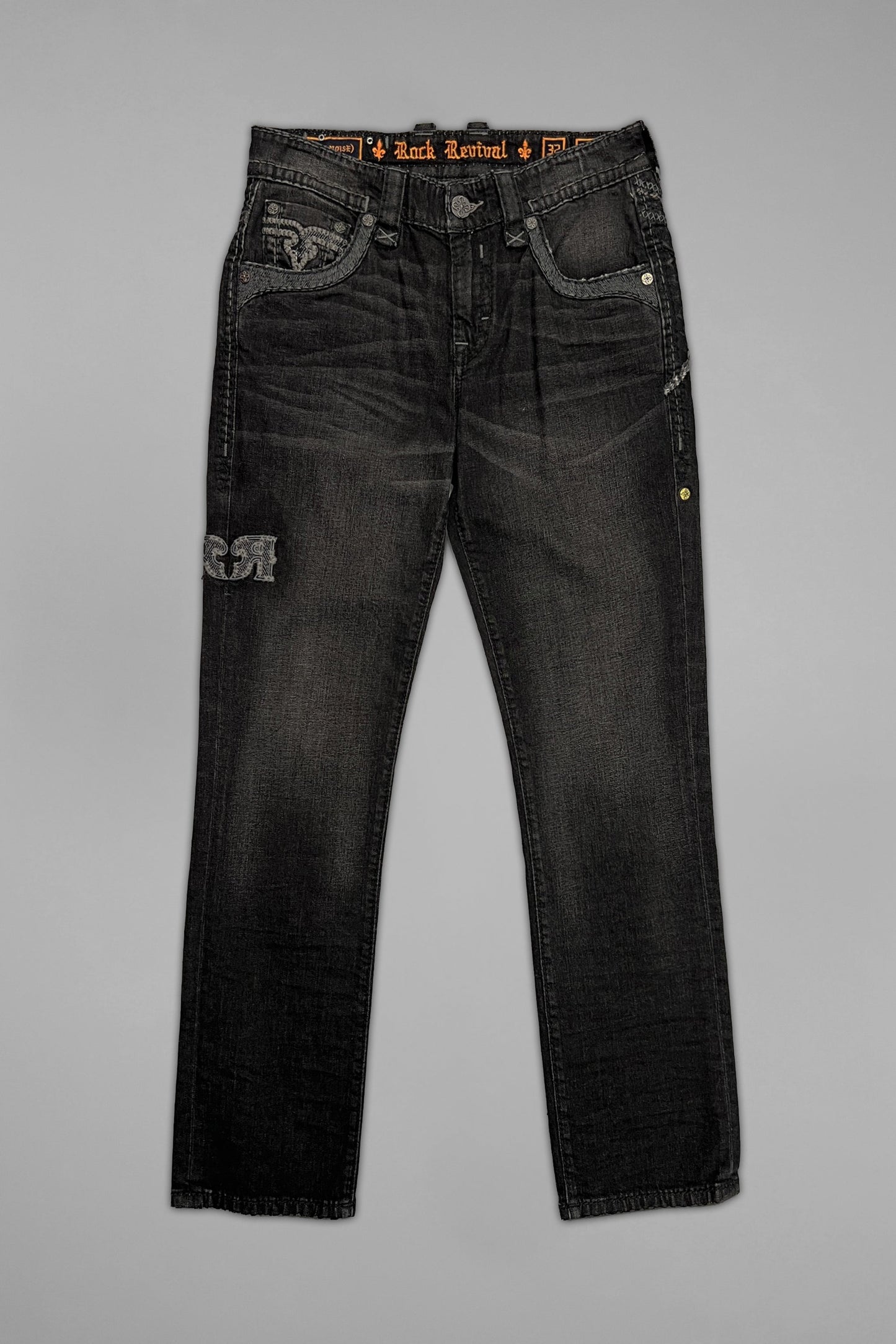 Vinton Straight Jeans in Gray Wash - GR Collection