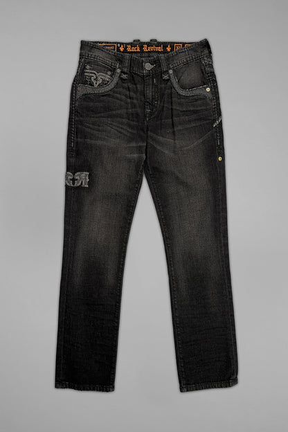 Vinton Straight Jeans in Gray Wash - GR Collection