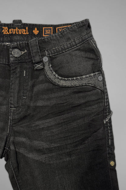 Vinton Straight Jeans in Gray Wash - GR Collection