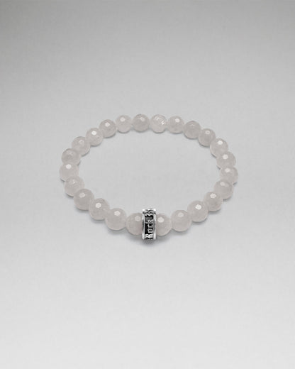 Rose Quartz Eye Beaded Bracelet (8mm)