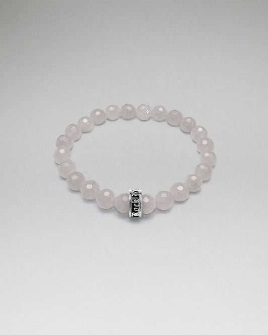 Rose Quartz Eye Beaded Bracelet (8mm)