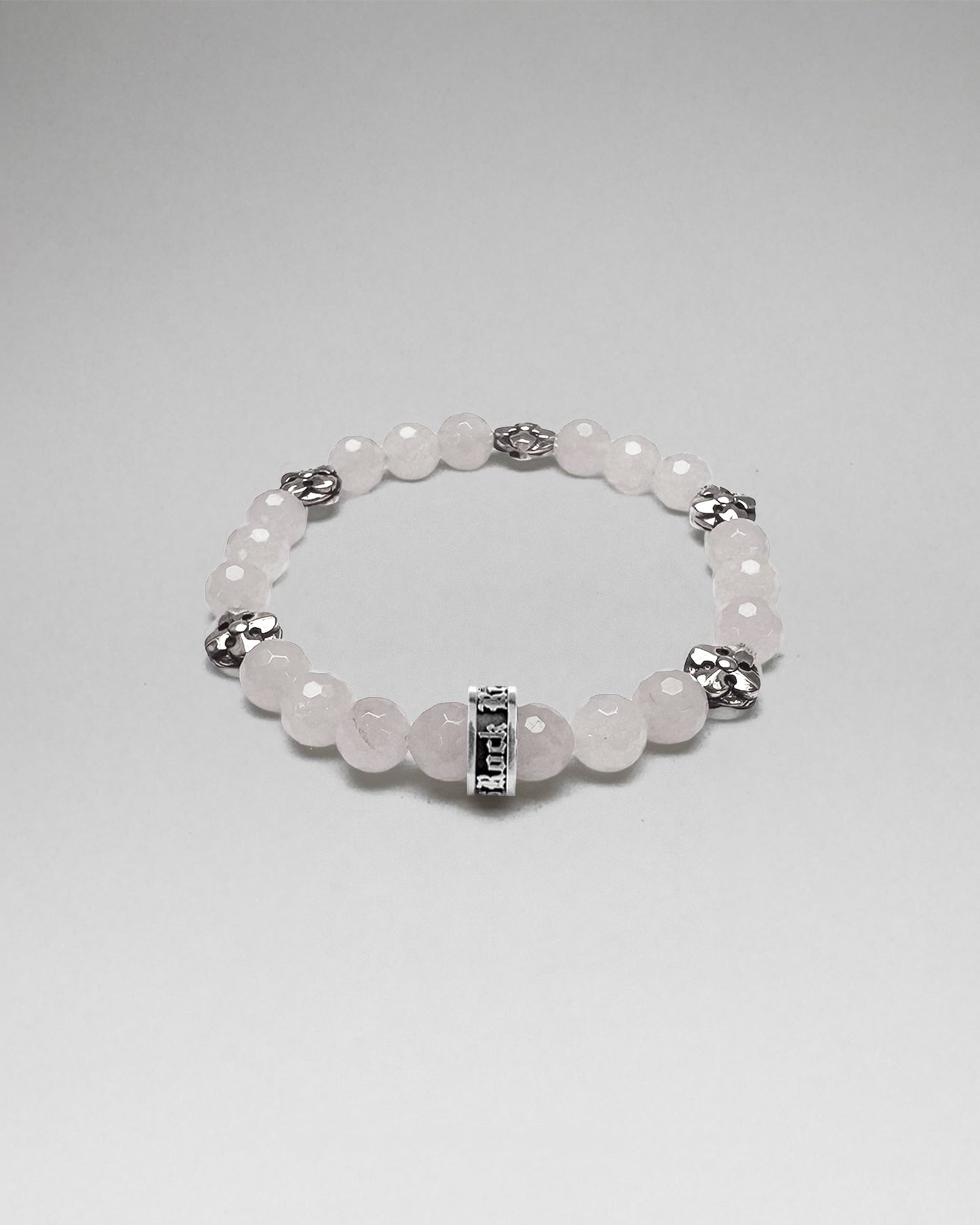 Pearl Labradorite Beaded Bracelet (8mm)
