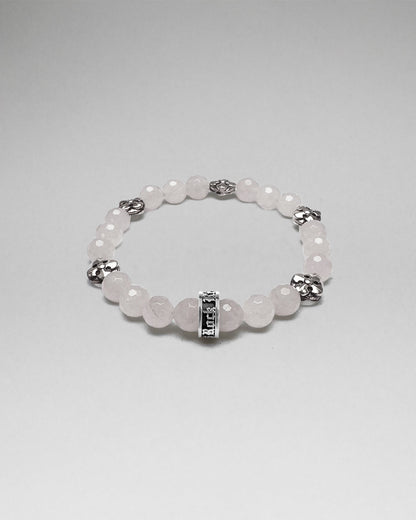 Pearl Labradorite Beaded Bracelet (8mm)