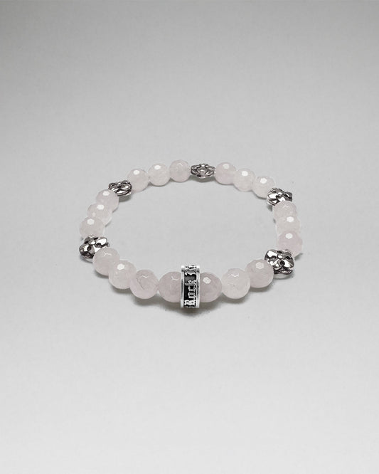 Pearl Labradorite Beaded Bracelet (8mm)