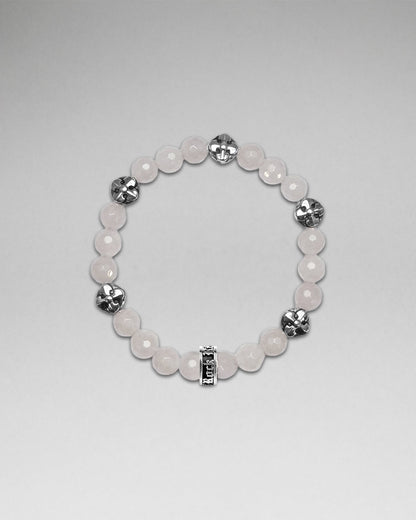 Pearl Labradorite Beaded Bracelet (8mm)