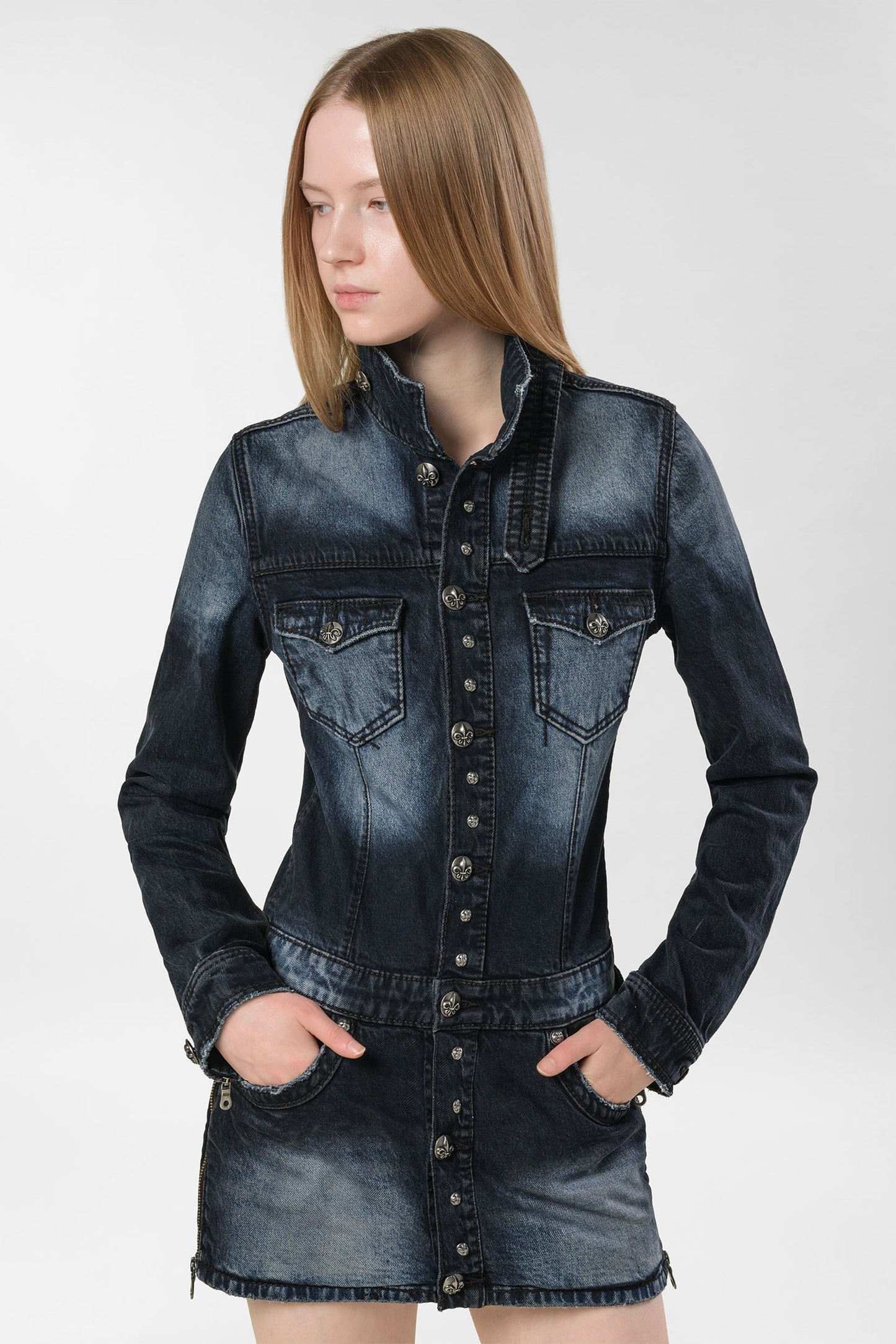 Racer x Rock Revival® Denim Dress