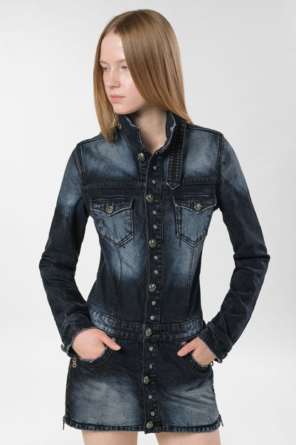 Racer x Rock Revival® Denim Dress