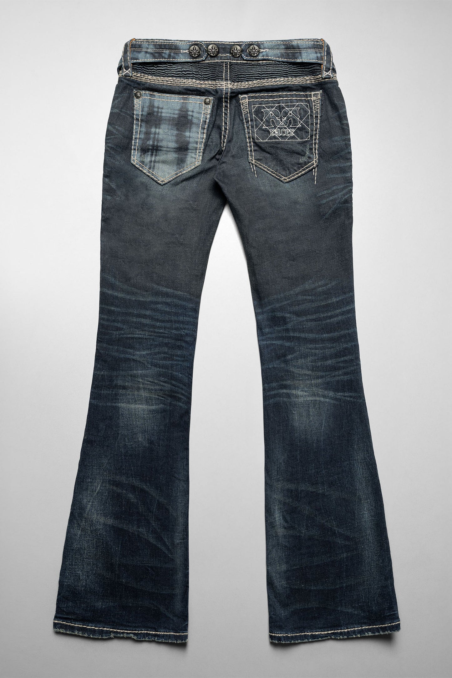 Racer X Rock Revival® Women's Coated Bootcut Denim