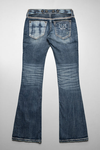 Racer X Rock Revival® Women's Light Bootcut Denim