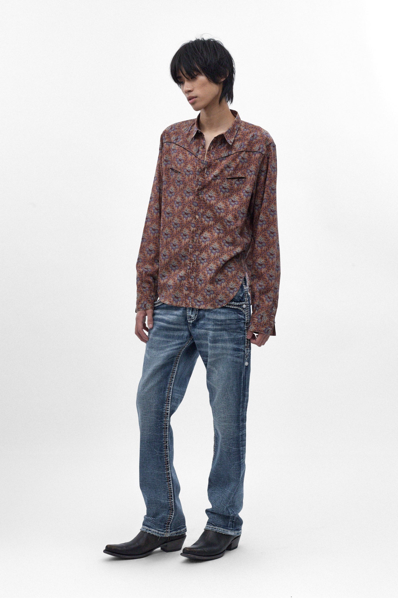 Zayn Bootcut Jeans in Medium Blue