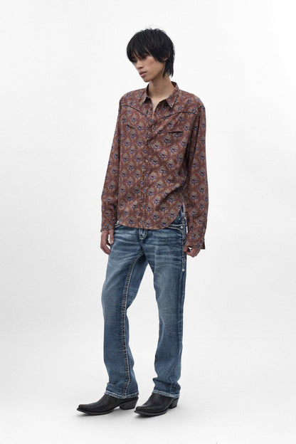 Zayn Bootcut Jeans in Medium Blue