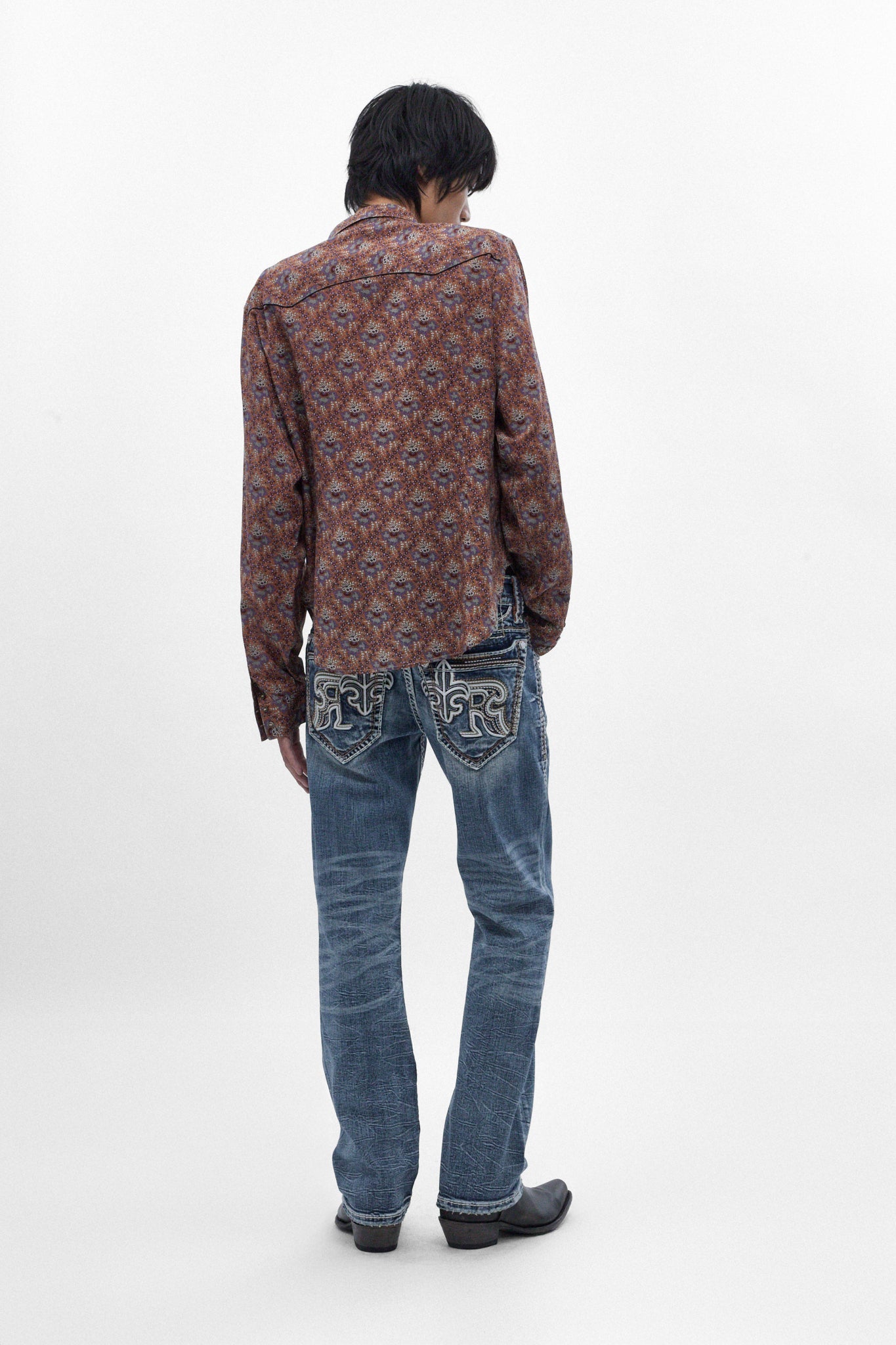 Zayn Bootcut Jeans in Medium Blue