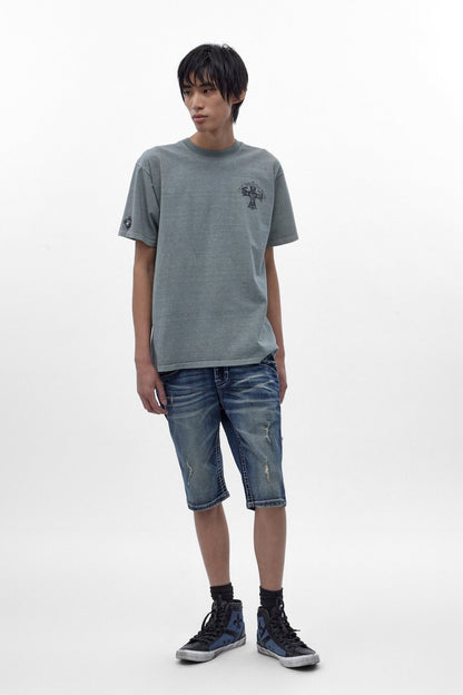 Rock Revival Relic Tee in Gray